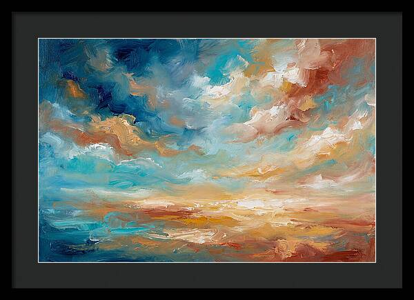 Abstract Mediterranean Sky