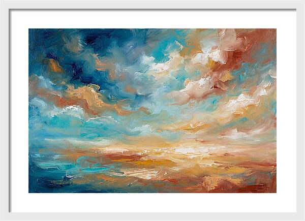 Abstract Mediterranean Sky