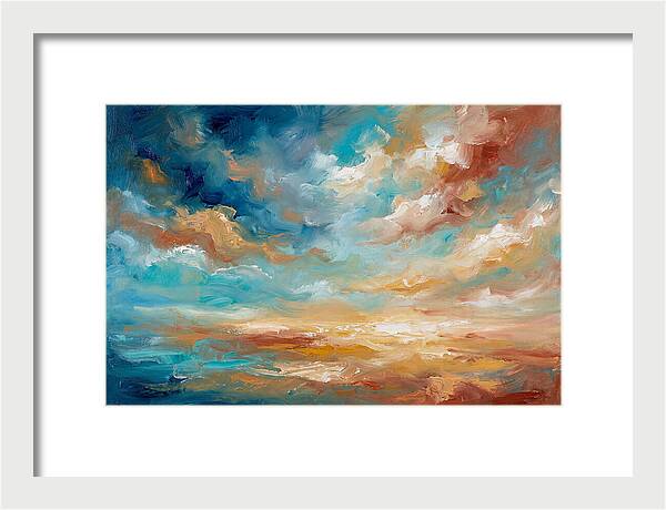 Abstract Mediterranean Sky