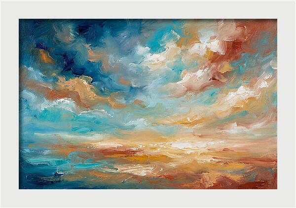 Abstract Mediterranean Sky