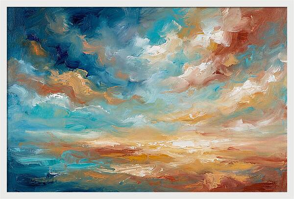 Abstract Mediterranean Sky