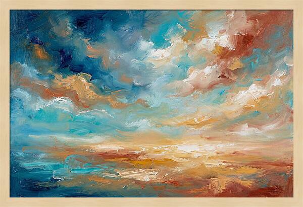 Abstract Mediterranean Sky