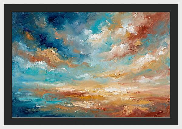 Abstract Mediterranean Sky