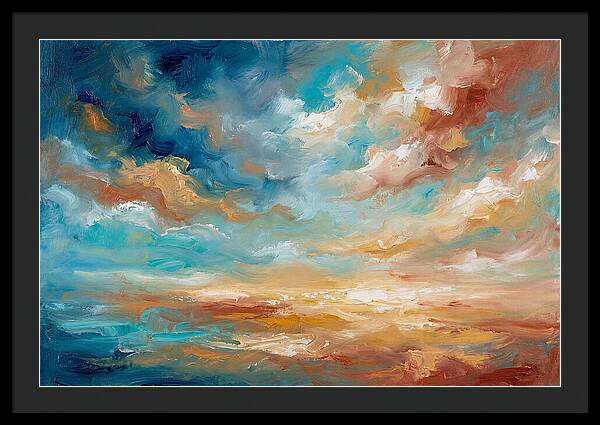 Abstract Mediterranean Sky