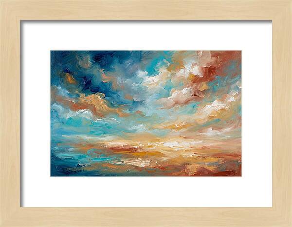 Abstract Mediterranean Sky