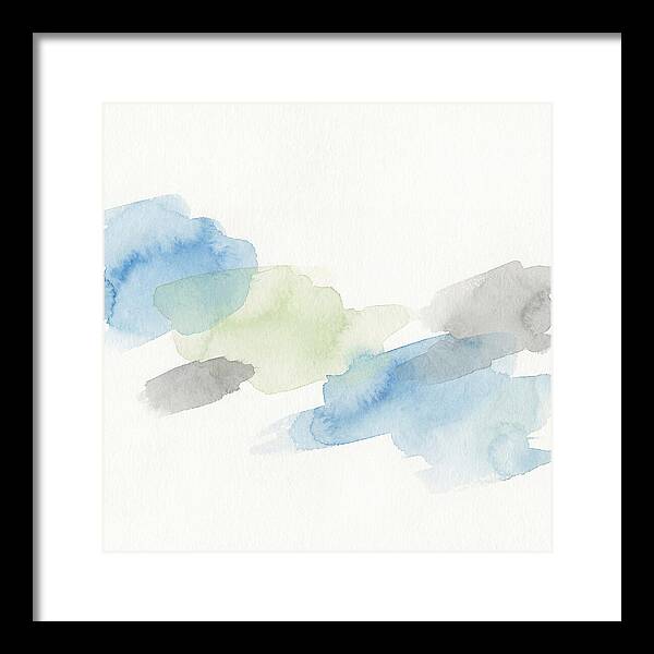 Abstract Minimal Watercolor Composition