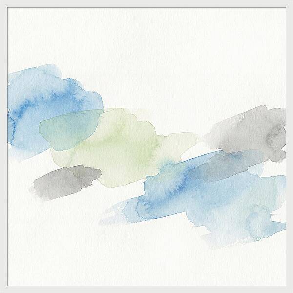 Abstract Minimal Watercolor Composition