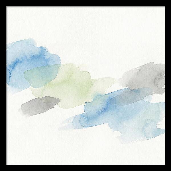 Abstract Minimal Watercolor Composition