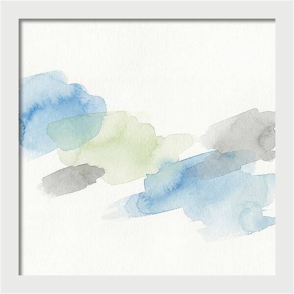 Abstract Minimal Watercolor Composition
