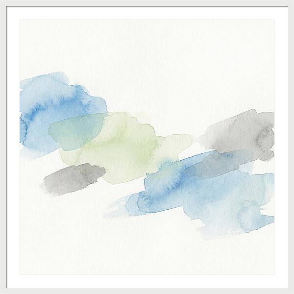 Abstract Minimal Watercolor Composition