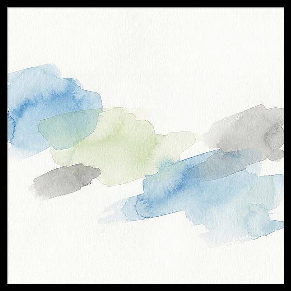 Abstract Minimal Watercolor Composition