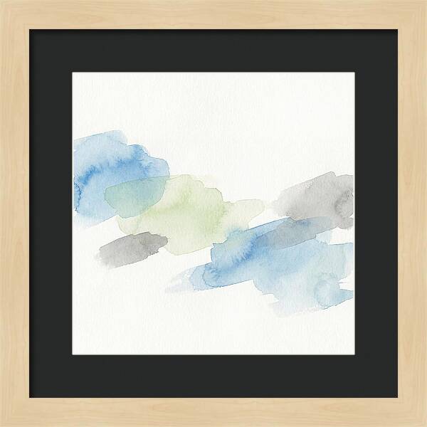 Abstract Minimal Watercolor Composition