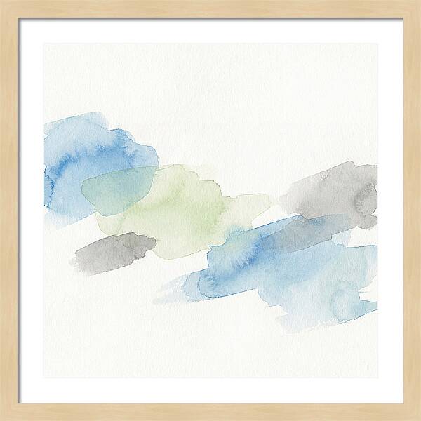 Abstract Minimal Watercolor Composition