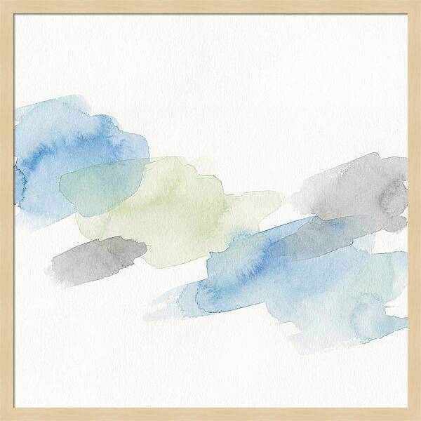 Abstract Minimal Watercolor Composition