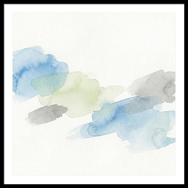 Abstract Minimal Watercolor Composition