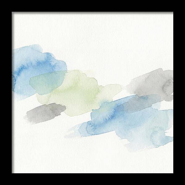 Abstract Minimal Watercolor Composition
