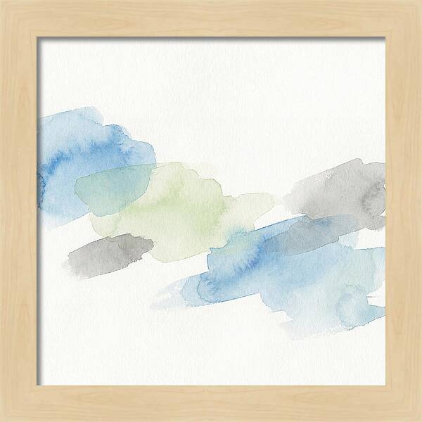 Abstract Minimal Watercolor Composition