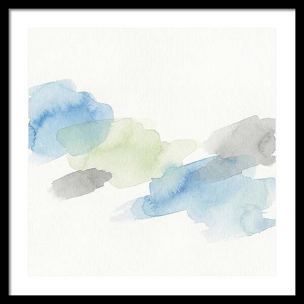 Abstract Minimal Watercolor Composition