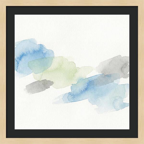 Abstract Minimal Watercolor Composition