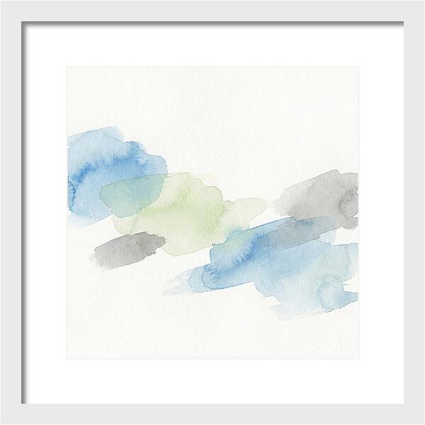 Abstract Minimal Watercolor Composition