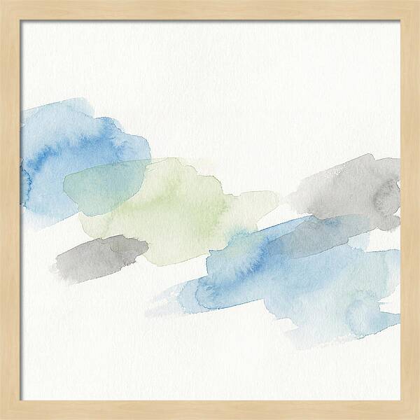 Abstract Minimal Watercolor Composition