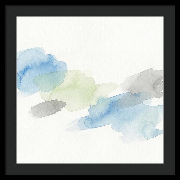 Abstract Minimal Watercolor Composition