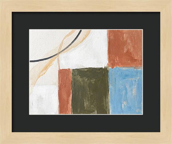 Abstract Minimalism In Mediterranean Tones