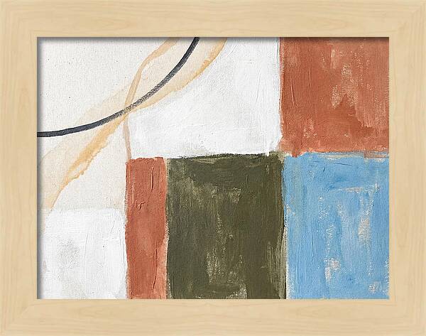 Abstract Minimalism In Mediterranean Tones