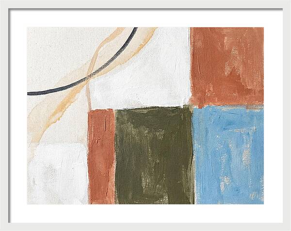 Abstract Minimalism In Mediterranean Tones