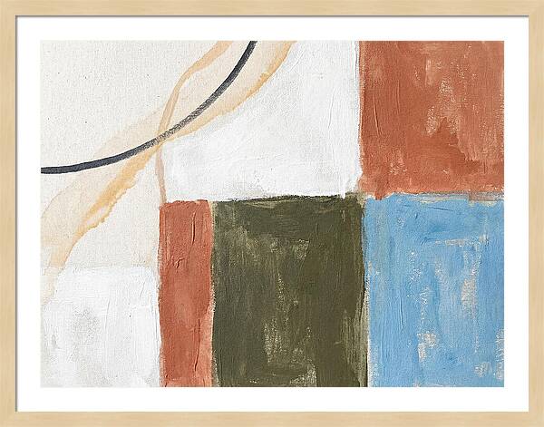 Abstract Minimalism In Mediterranean Tones