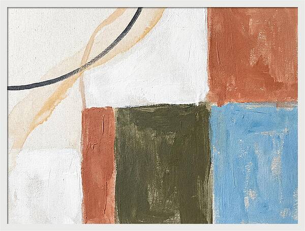 Abstract Minimalism In Mediterranean Tones