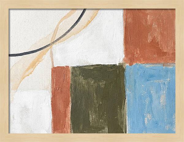 Abstract Minimalism In Mediterranean Tones