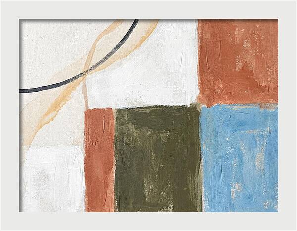 Abstract Minimalism In Mediterranean Tones