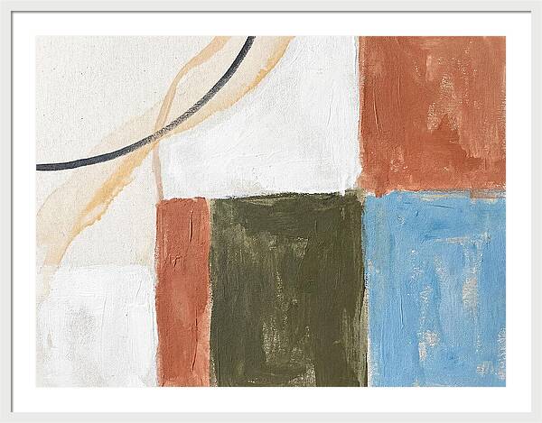 Abstract Minimalism In Mediterranean Tones