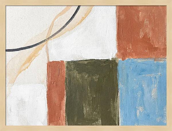 Abstract Minimalism In Mediterranean Tones