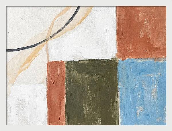Abstract Minimalism In Mediterranean Tones