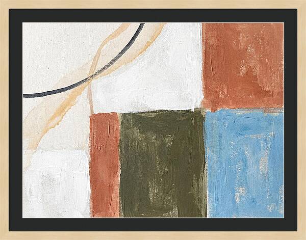 Abstract Minimalism In Mediterranean Tones