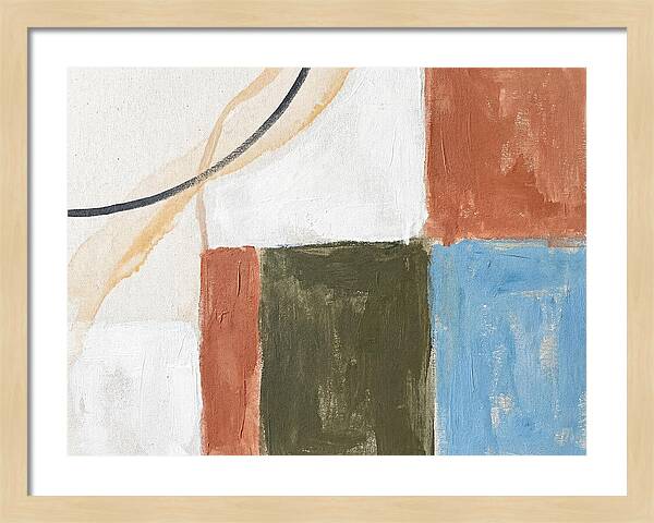 Abstract Minimalism In Mediterranean Tones