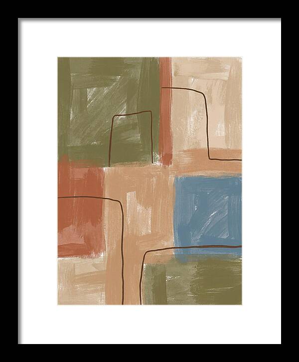 Abstract Minimalist Mediterranean Composition