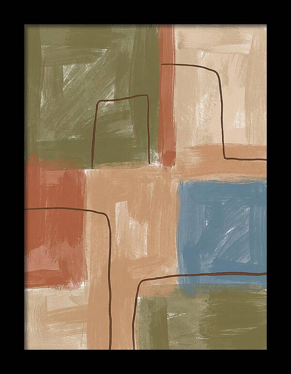 Abstract Minimalist Mediterranean Composition