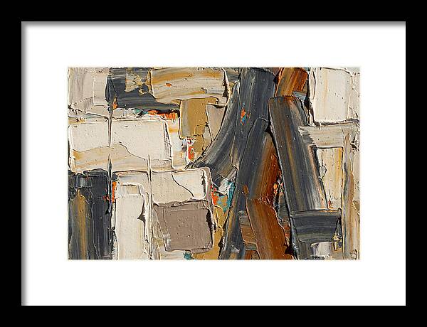 Abstract Minimalist Palette Knife Composition