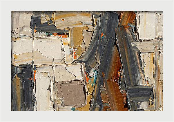Abstract Minimalist Palette Knife Composition