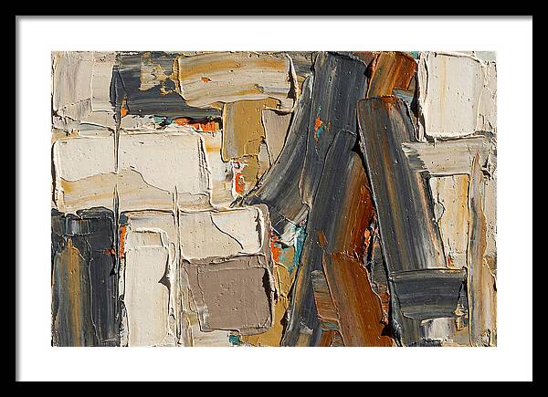 Abstract Minimalist Palette Knife Composition