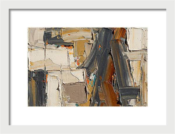 Abstract Minimalist Palette Knife Composition