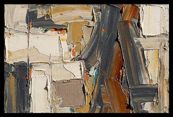 Abstract Minimalist Palette Knife Composition