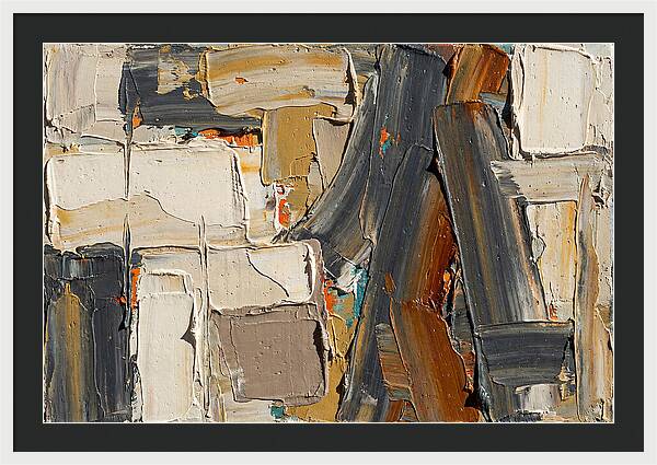 Abstract Minimalist Palette Knife Composition