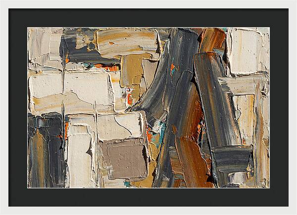 Abstract Minimalist Palette Knife Composition