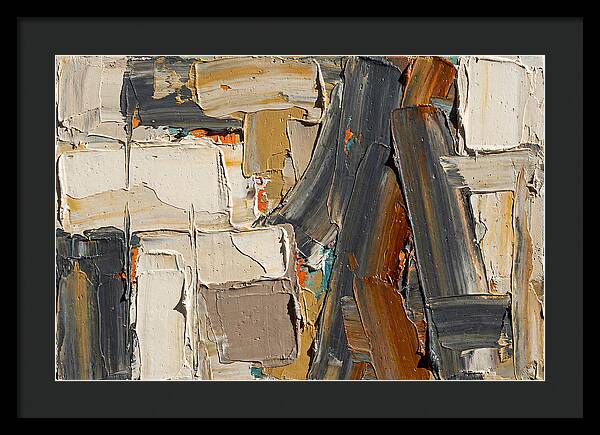 Abstract Minimalist Palette Knife Composition