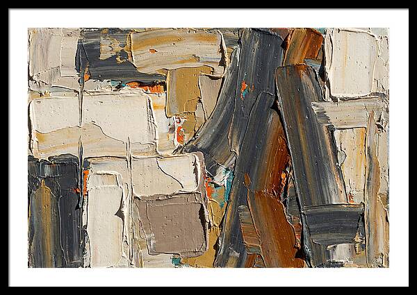 Abstract Minimalist Palette Knife Composition