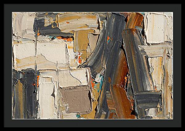 Abstract Minimalist Palette Knife Composition